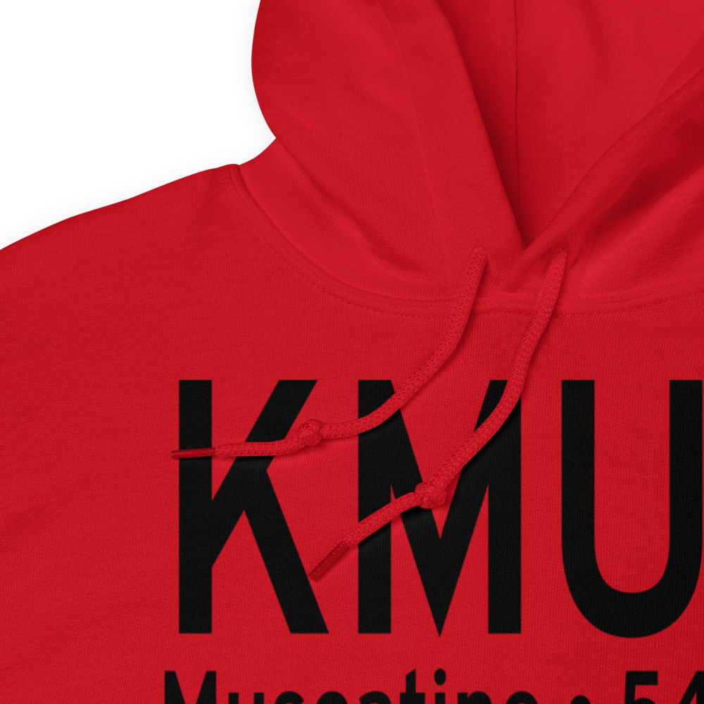 Muscatine Municipal Airport (KMUT) ICAO Hoodie Sweatshirt 