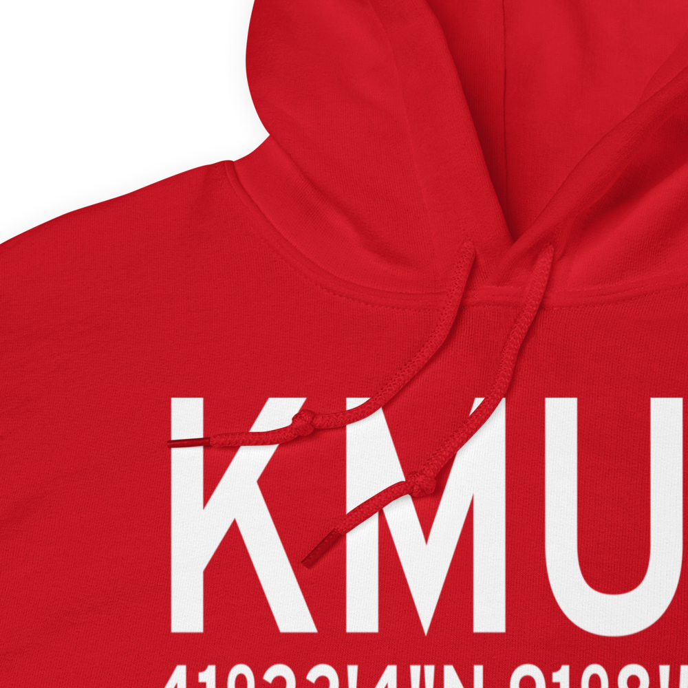 Muscatine Municipal Airport (KMUT) ICAO Hoodie Sweatshirt 