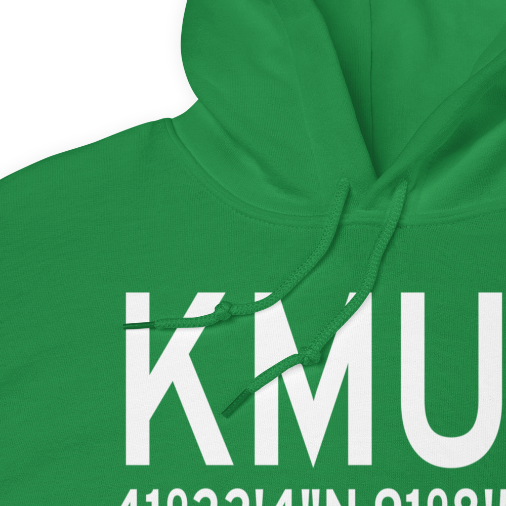 Muscatine Municipal Airport (KMUT) ICAO Hoodie Sweatshirt 