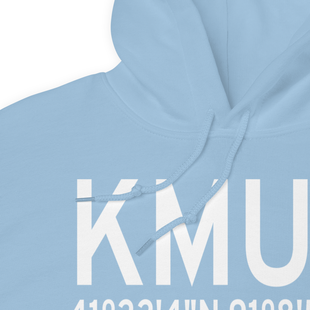 Muscatine Municipal Airport (KMUT) ICAO Hoodie Sweatshirt 
