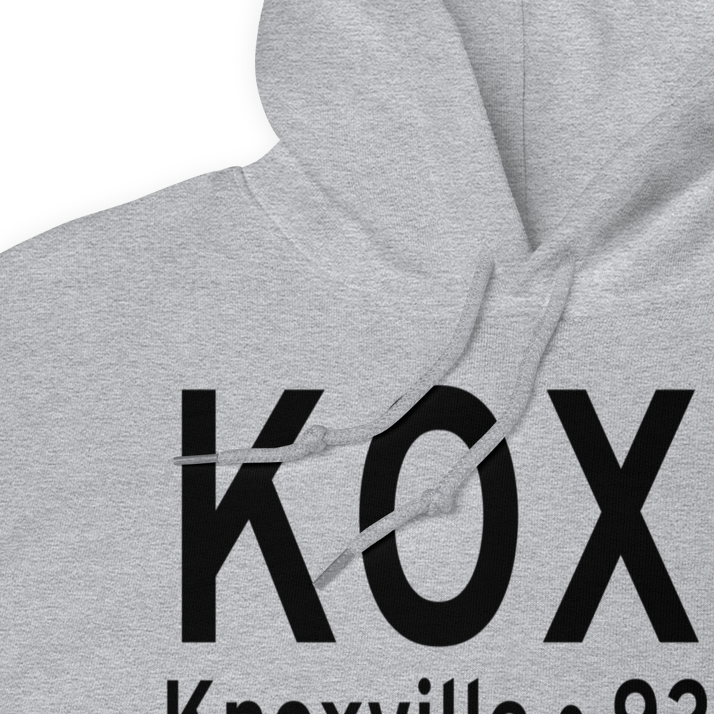 Knoxville Municipal Airport (KOXV) ICAO Hoodie Sweatshirt 