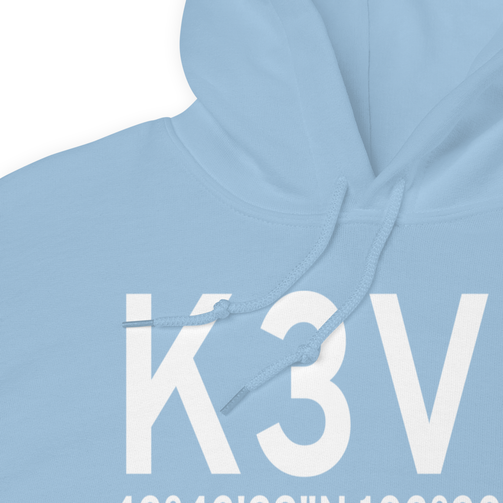 Custer State Park Airport (K3V0) ICAO Hoodie Sweatshirt 