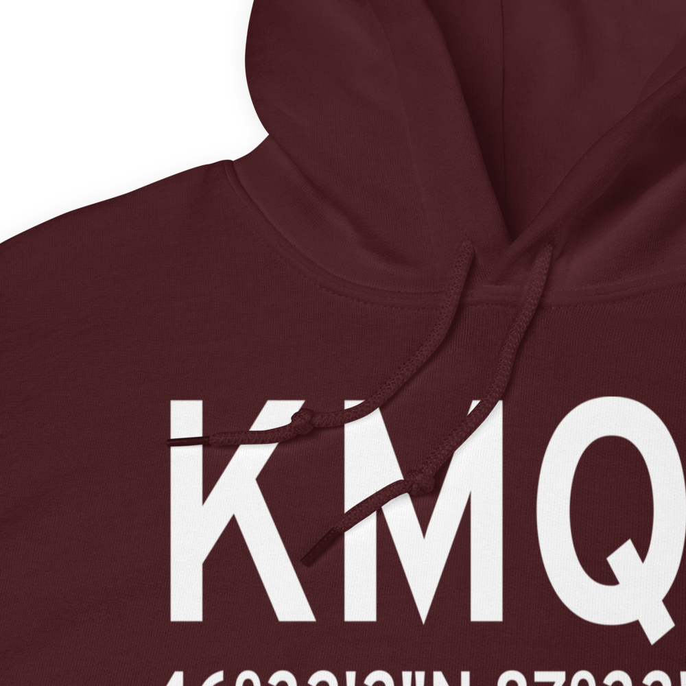 Marquette Airport (KMQT) ICAO Hoodie Sweatshirt 