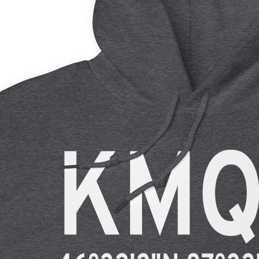 Marquette Airport (KMQT) ICAO Hoodie Sweatshirt 