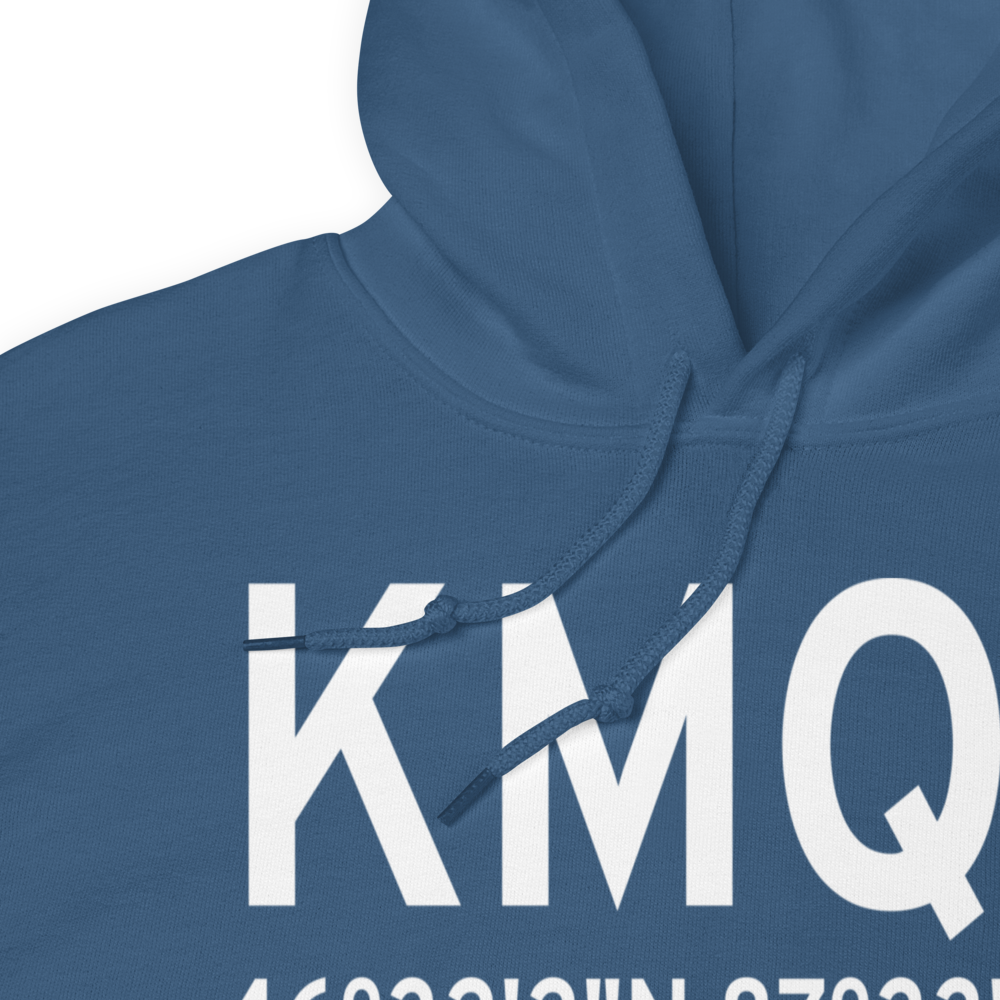 Marquette Airport (KMQT) ICAO Hoodie Sweatshirt 