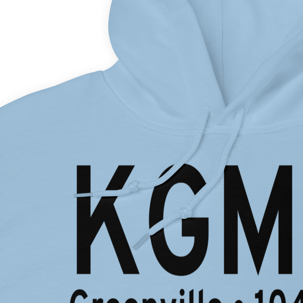 Greenville Downtown Airport (KGMU) ICAO Hoodie Sweatshirt 