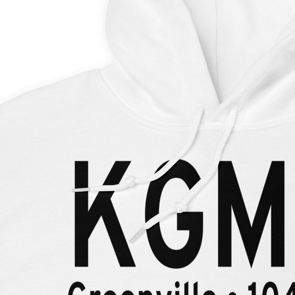 Greenville Downtown Airport (KGMU) ICAO Hoodie Sweatshirt 