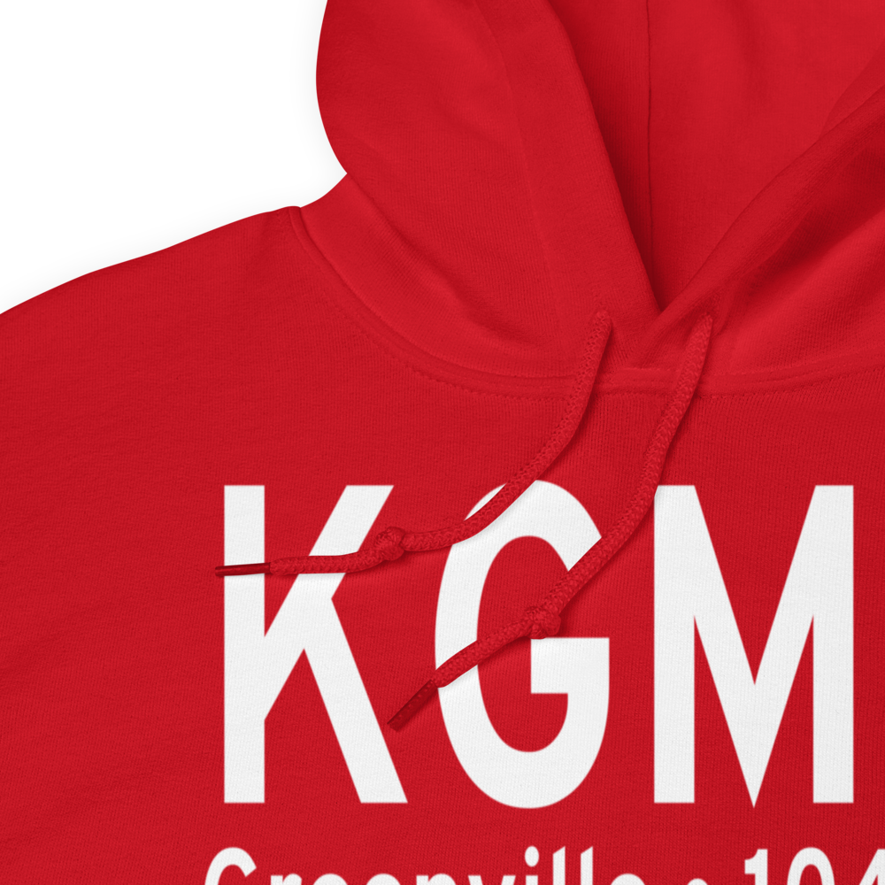 Greenville Downtown Airport (KGMU) ICAO Hoodie Sweatshirt 