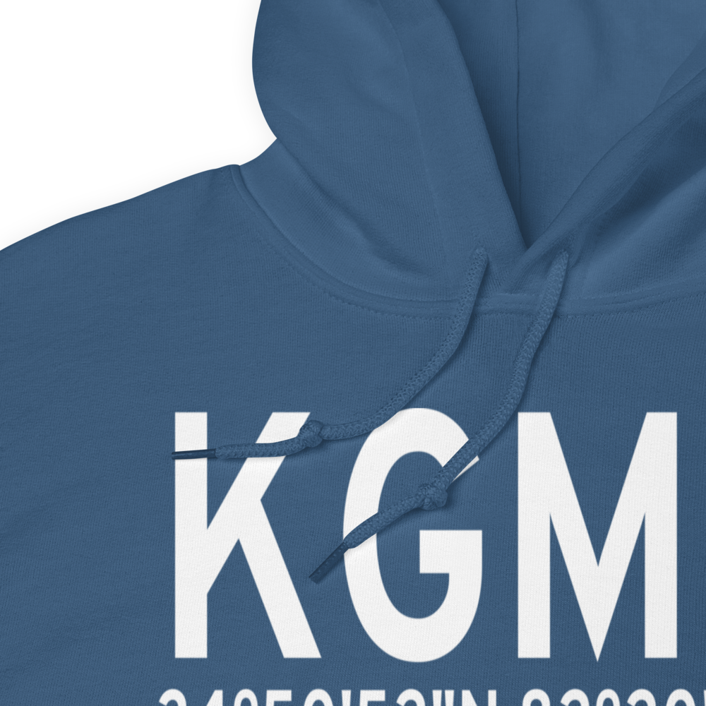 Greenville Downtown Airport (KGMU) ICAO Hoodie Sweatshirt 
