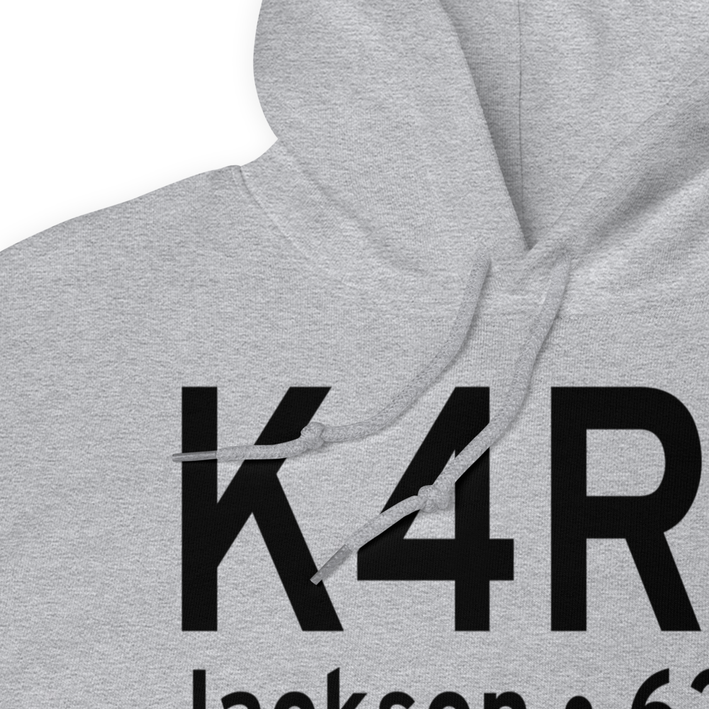 Jackson Municipal Airport (K4R3) ICAO Hoodie Sweatshirt 