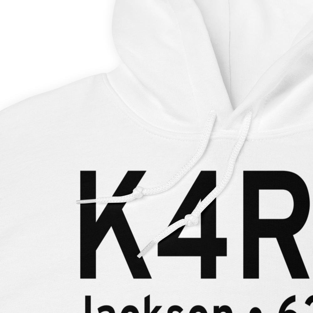 Jackson Municipal Airport (K4R3) ICAO Hoodie Sweatshirt 