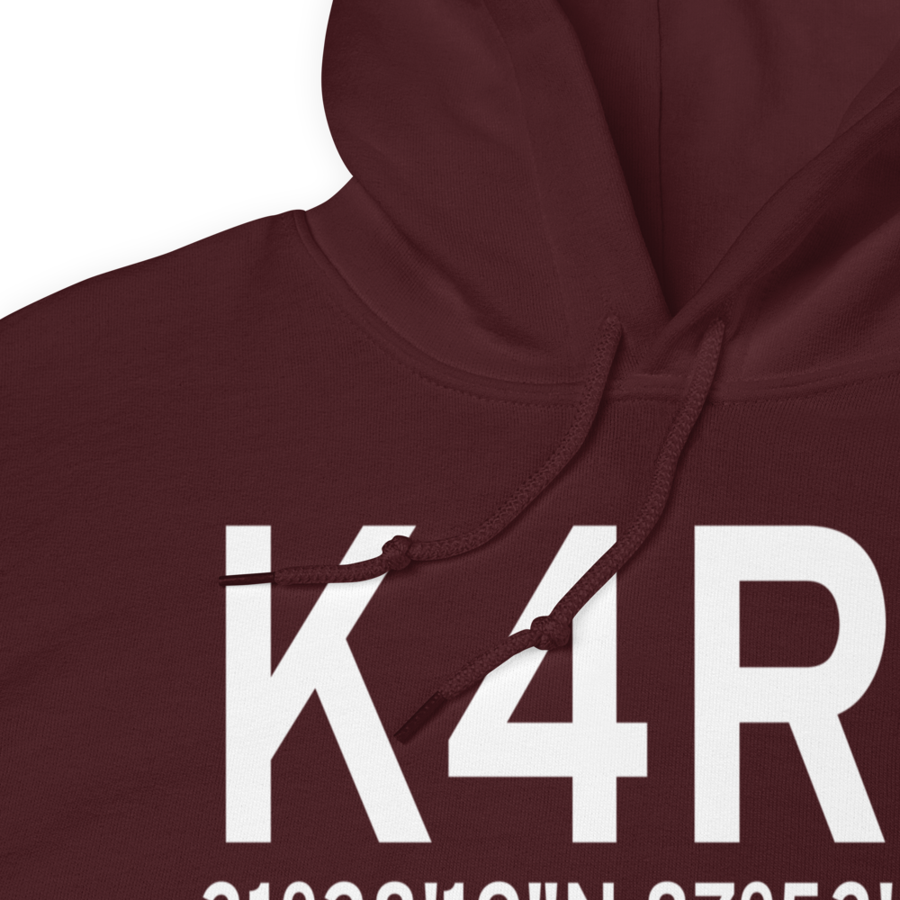 Jackson Municipal Airport (K4R3) ICAO Hoodie Sweatshirt 