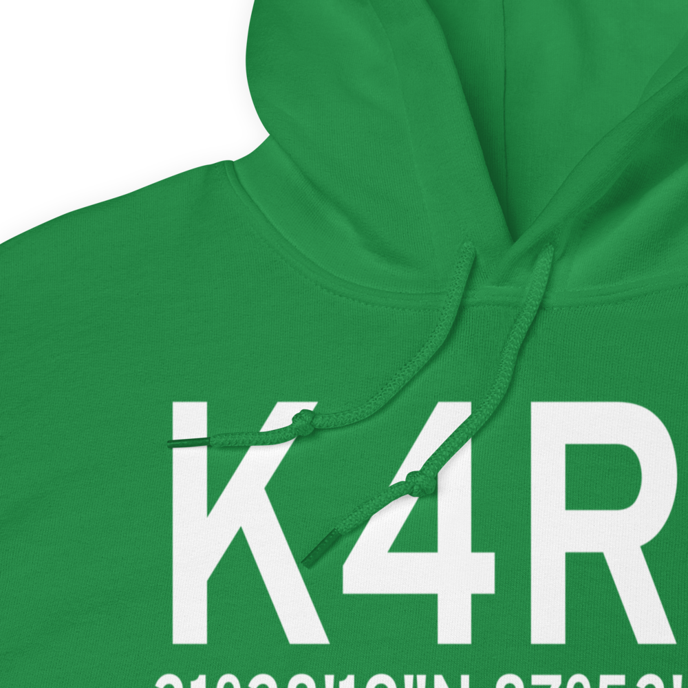 Jackson Municipal Airport (K4R3) ICAO Hoodie Sweatshirt 