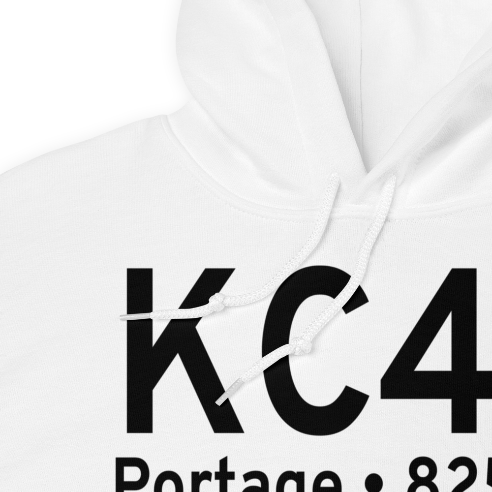 Portage Municipal Airport (KC47) ICAO Hoodie Sweatshirt 