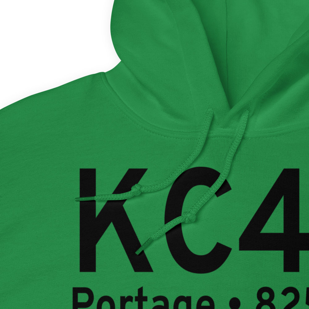 Portage Municipal Airport (KC47) ICAO Hoodie Sweatshirt 