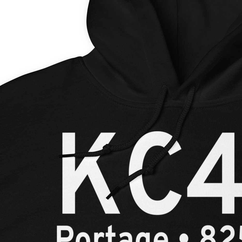 Portage Municipal Airport (KC47) ICAO Hoodie Sweatshirt 