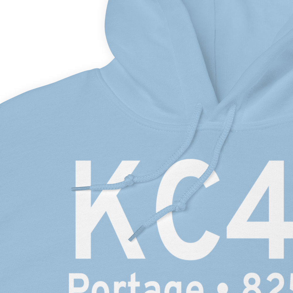 Portage Municipal Airport (KC47) ICAO Hoodie Sweatshirt 