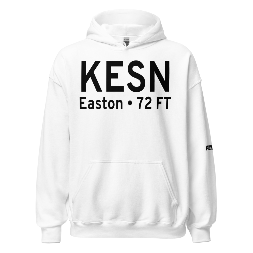 Easton Newnam Field (KESN) ICAO Hoodie Sweatshirt 