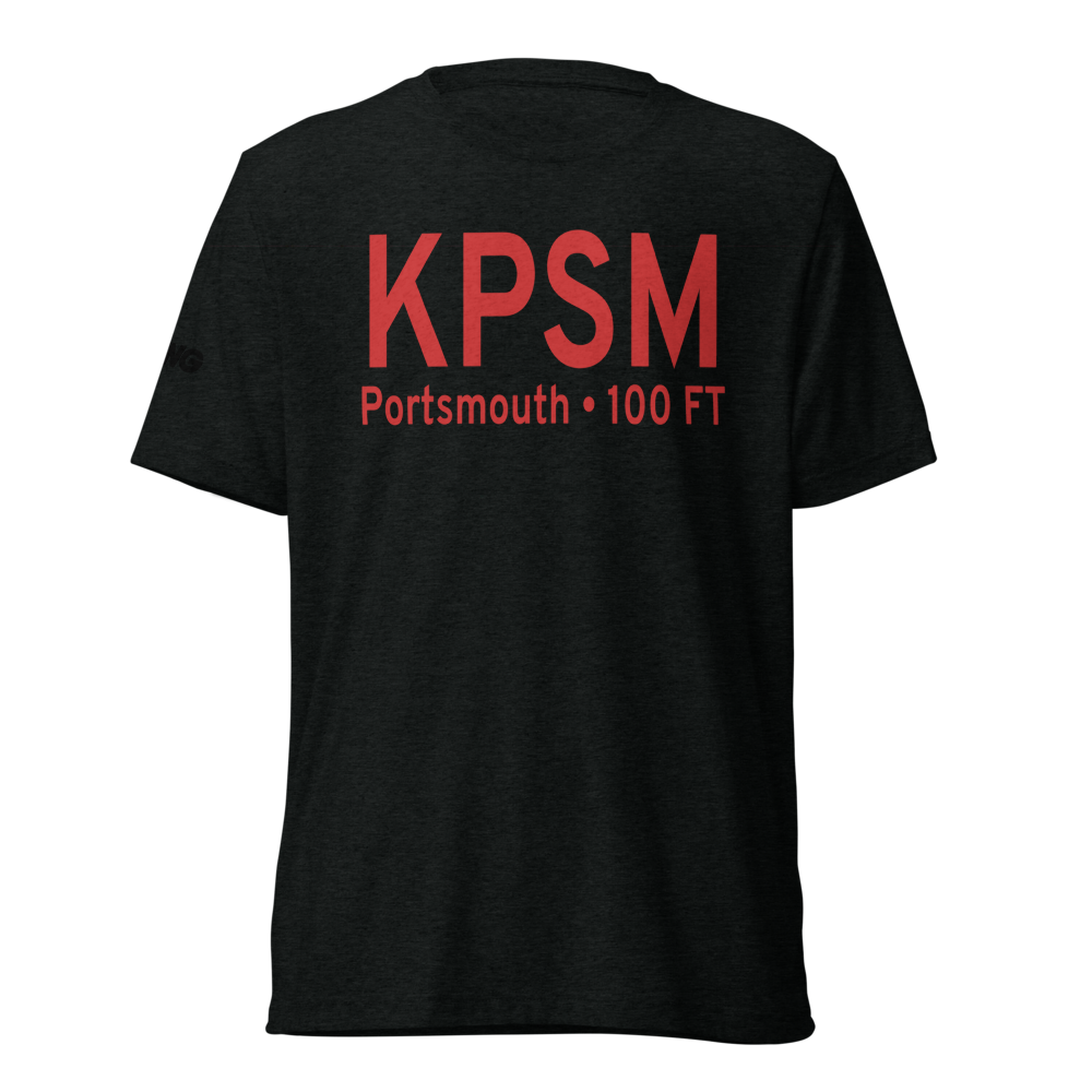 Portsmouth International at Pease Airport (KPSM) ICAO Tri-blend T-Shirt 