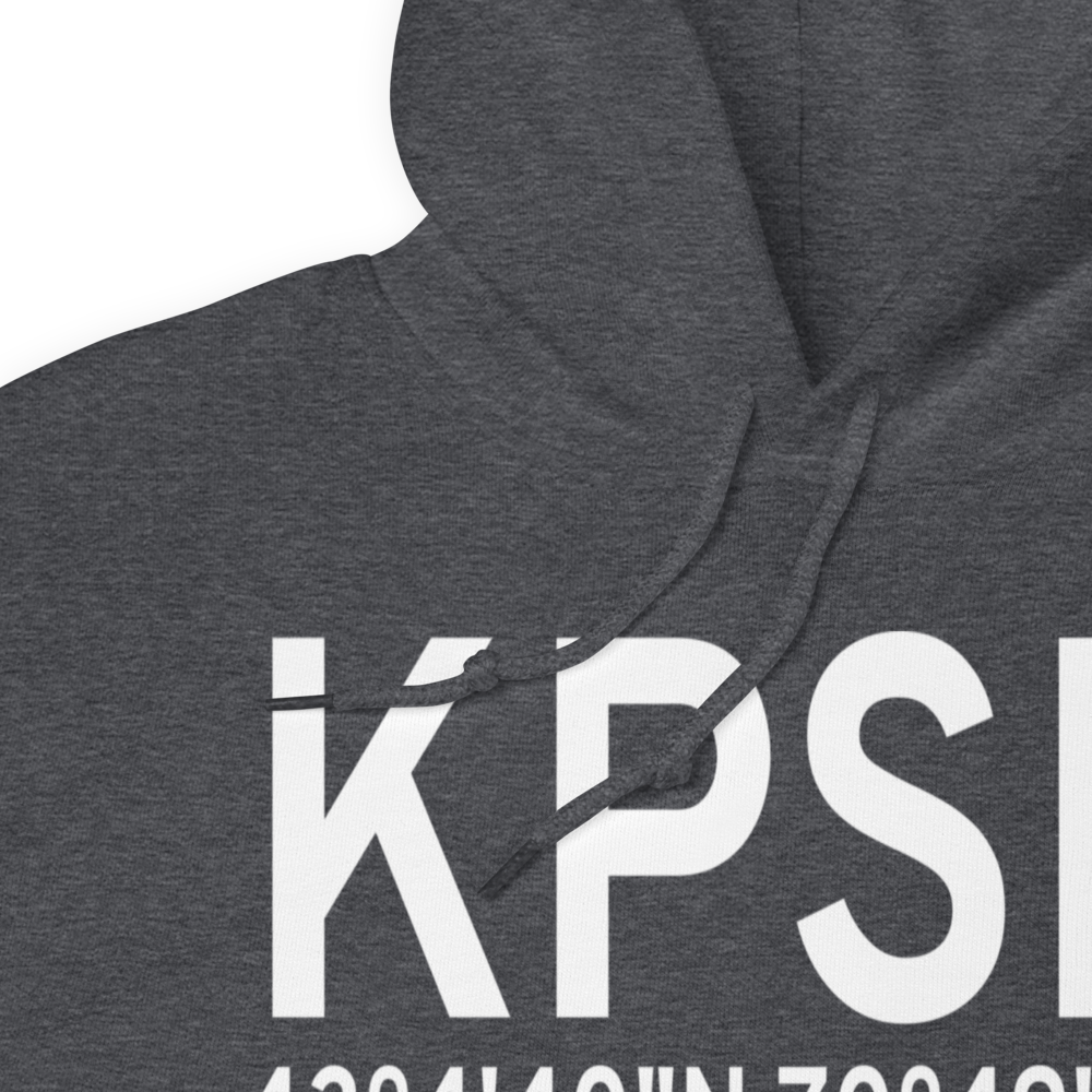 Portsmouth International at Pease Airport (KPSM) ICAO Hoodie Sweatshirt 