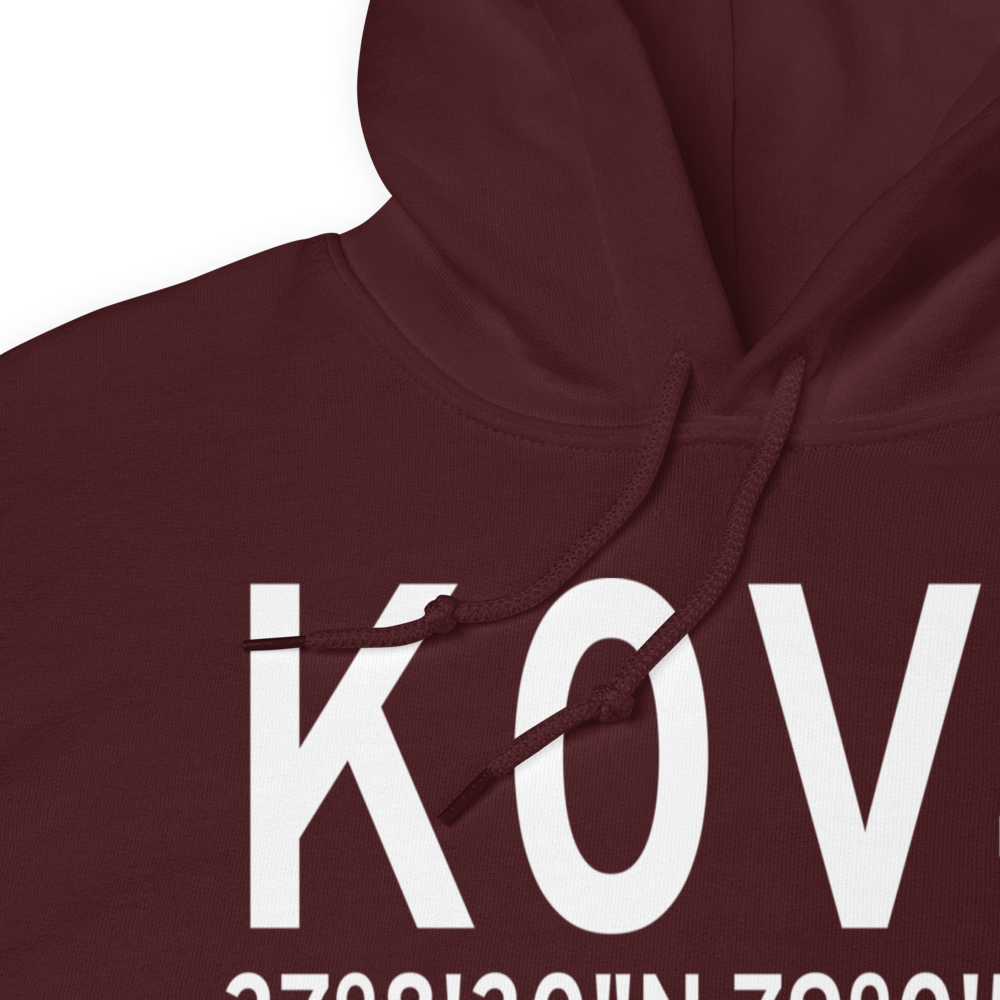 Brookneal/Campbell County Airport (K0V4) ICAO Hoodie Sweatshirt 