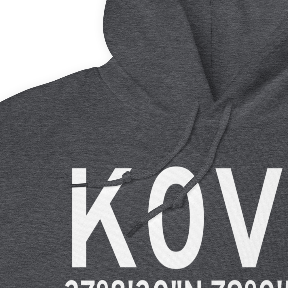 Brookneal/Campbell County Airport (K0V4) ICAO Hoodie Sweatshirt 
