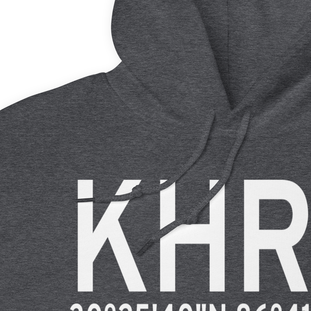 Hurlburt Field (KHRT) ICAO Hoodie Sweatshirt 