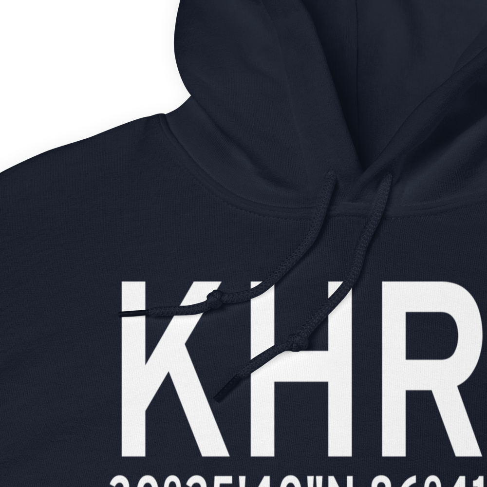 Hurlburt Field (KHRT) ICAO Hoodie Sweatshirt 