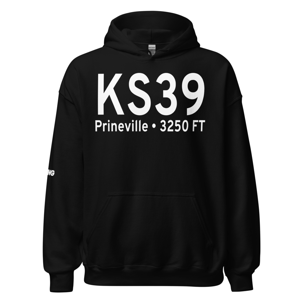 Prineville Airport (KS39) ICAO Hoodie Sweatshirt 