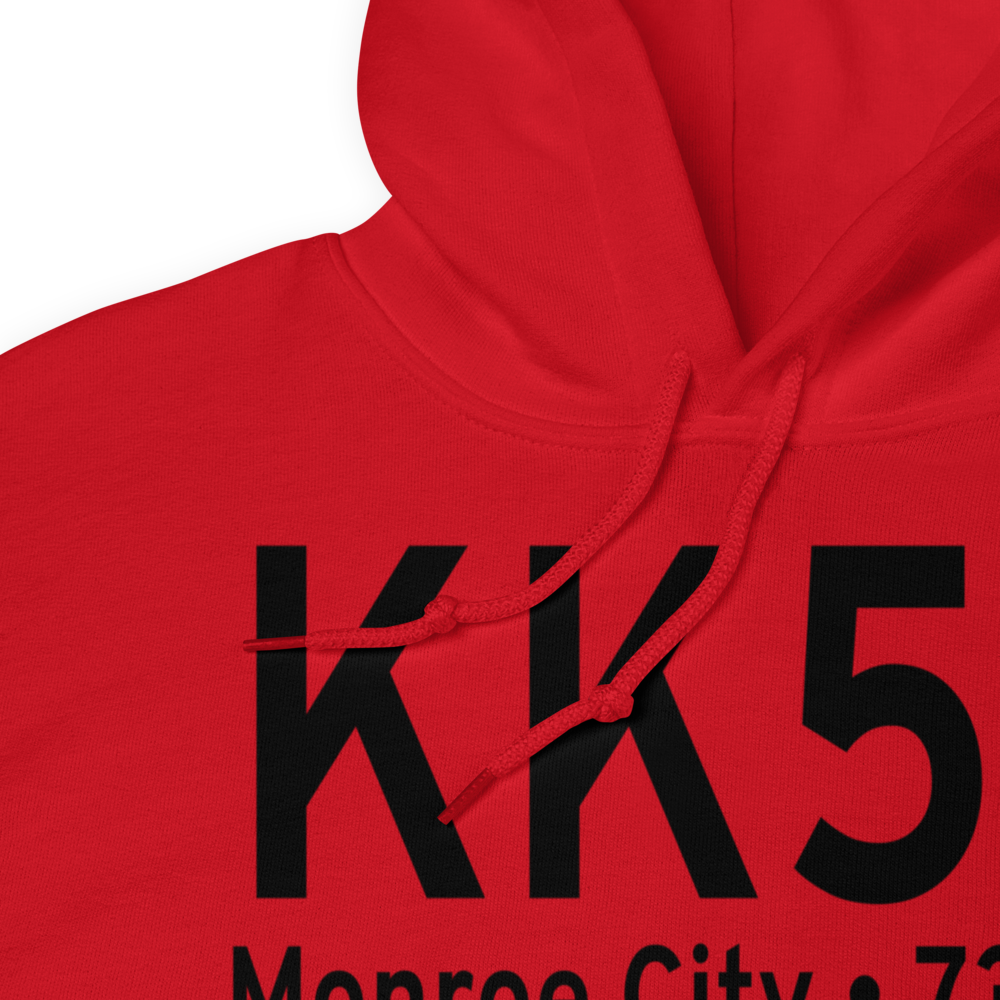 Cpt Ben Smith Airfield - Monroe City Airport (KK52) ICAO Hoodie Sweatshirt 