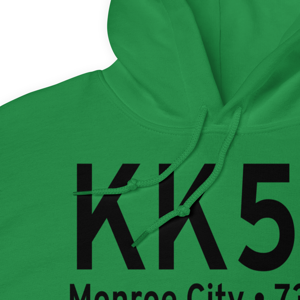 Cpt Ben Smith Airfield - Monroe City Airport (KK52) ICAO Hoodie Sweatshirt 