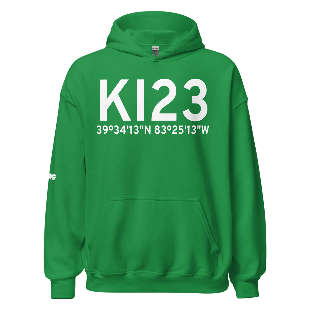 Fayette County Airport (KI23) ICAO Hoodie Sweatshirt 