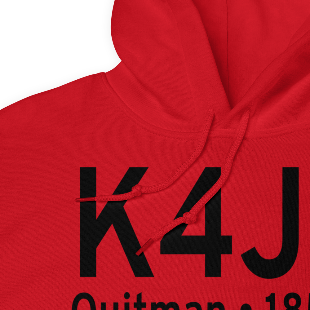 Quitman Brooks County Airport (K4J5) ICAO Hoodie Sweatshirt 