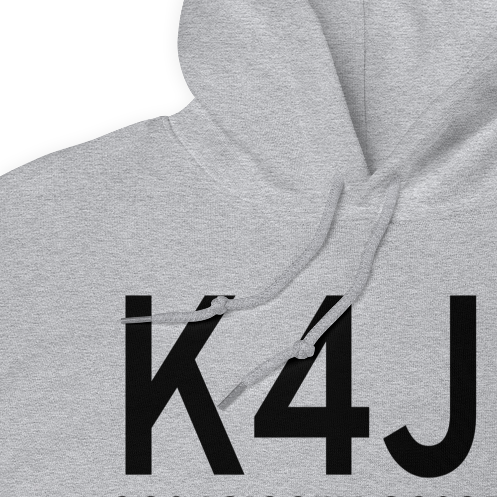 Quitman Brooks County Airport (K4J5) ICAO Hoodie Sweatshirt 