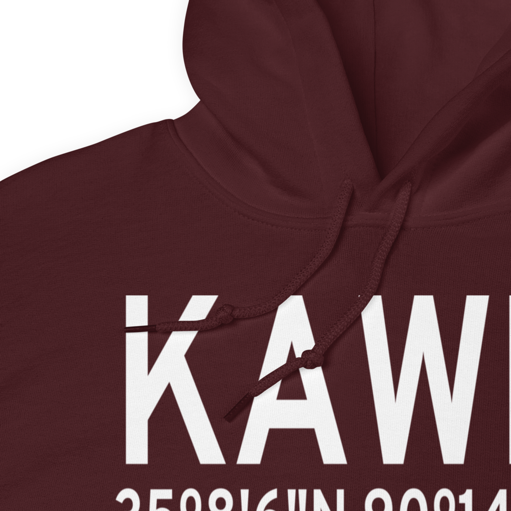 West Memphis Municipal Airport (KAWM) ICAO Hoodie Sweatshirt 