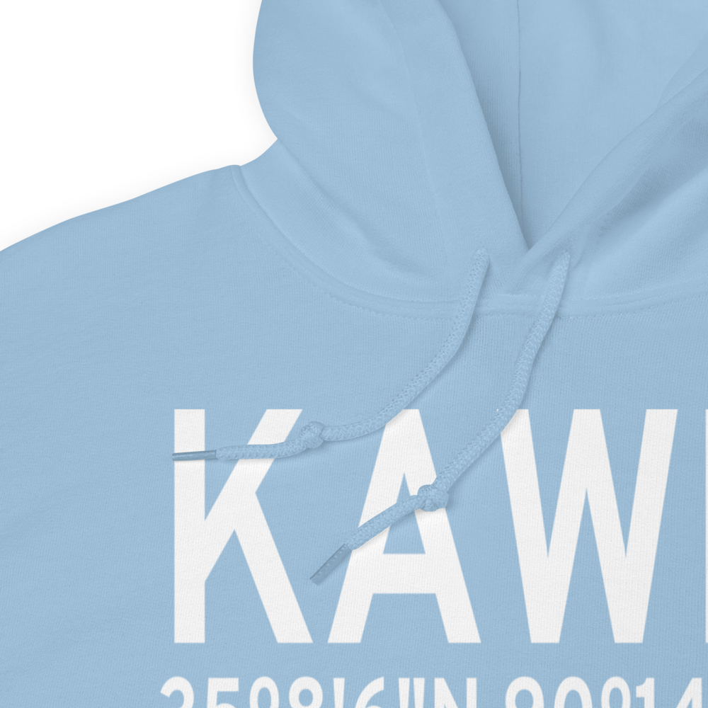 West Memphis Municipal Airport (KAWM) ICAO Hoodie Sweatshirt 