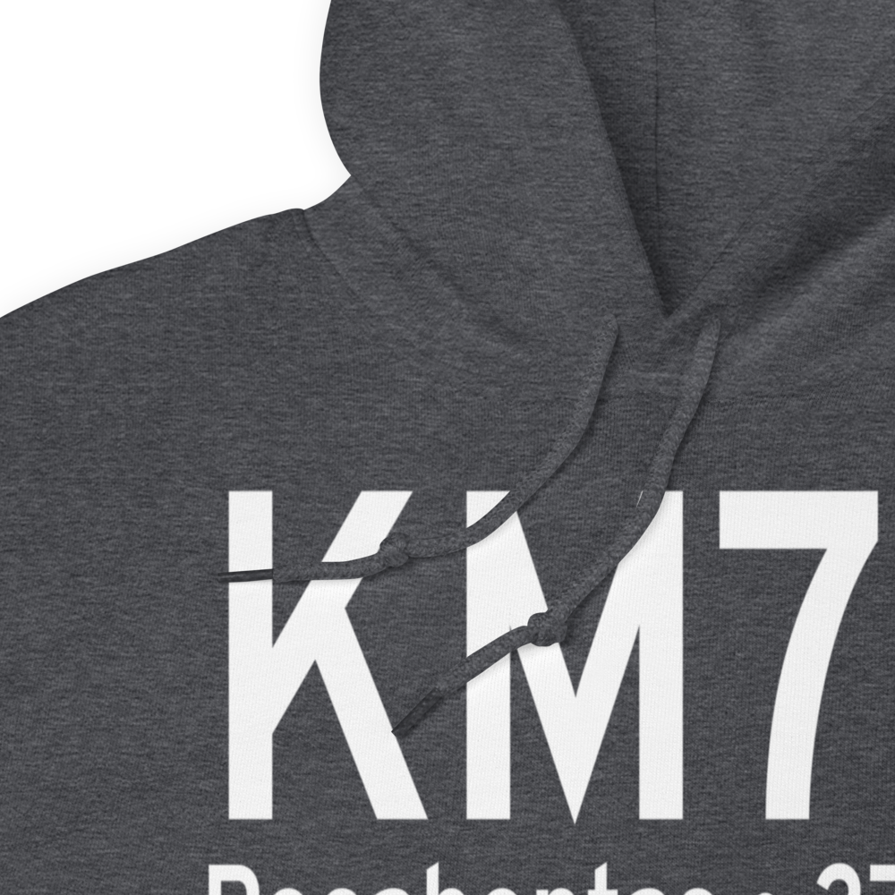 Pocahontas Municipal Airport (KM70) ICAO Hoodie Sweatshirt 