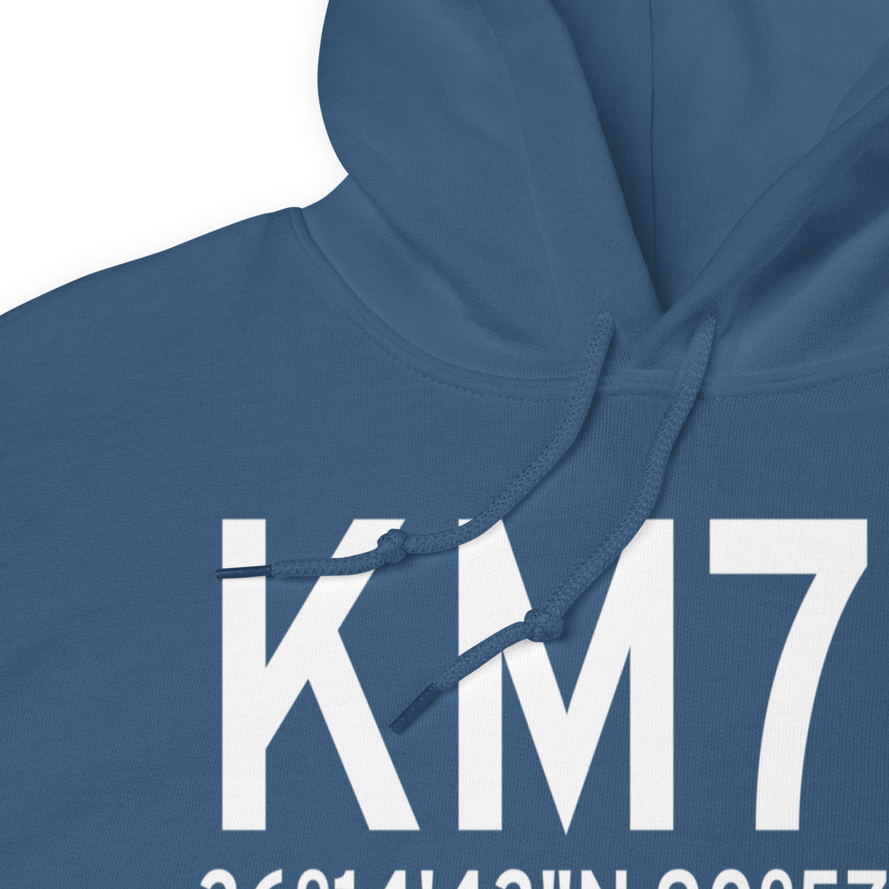 Pocahontas Municipal Airport (KM70) ICAO Hoodie Sweatshirt 