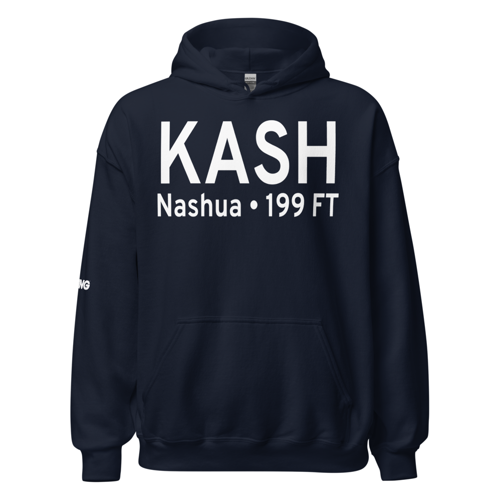 Boire Field (KASH) ICAO Hoodie Sweatshirt 