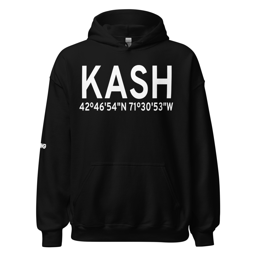Boire Field (KASH) ICAO Hoodie Sweatshirt 