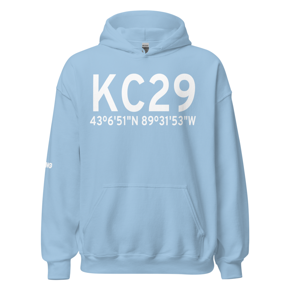 Middleton Municipal Morey Field (KC29) ICAO Hoodie Sweatshirt 