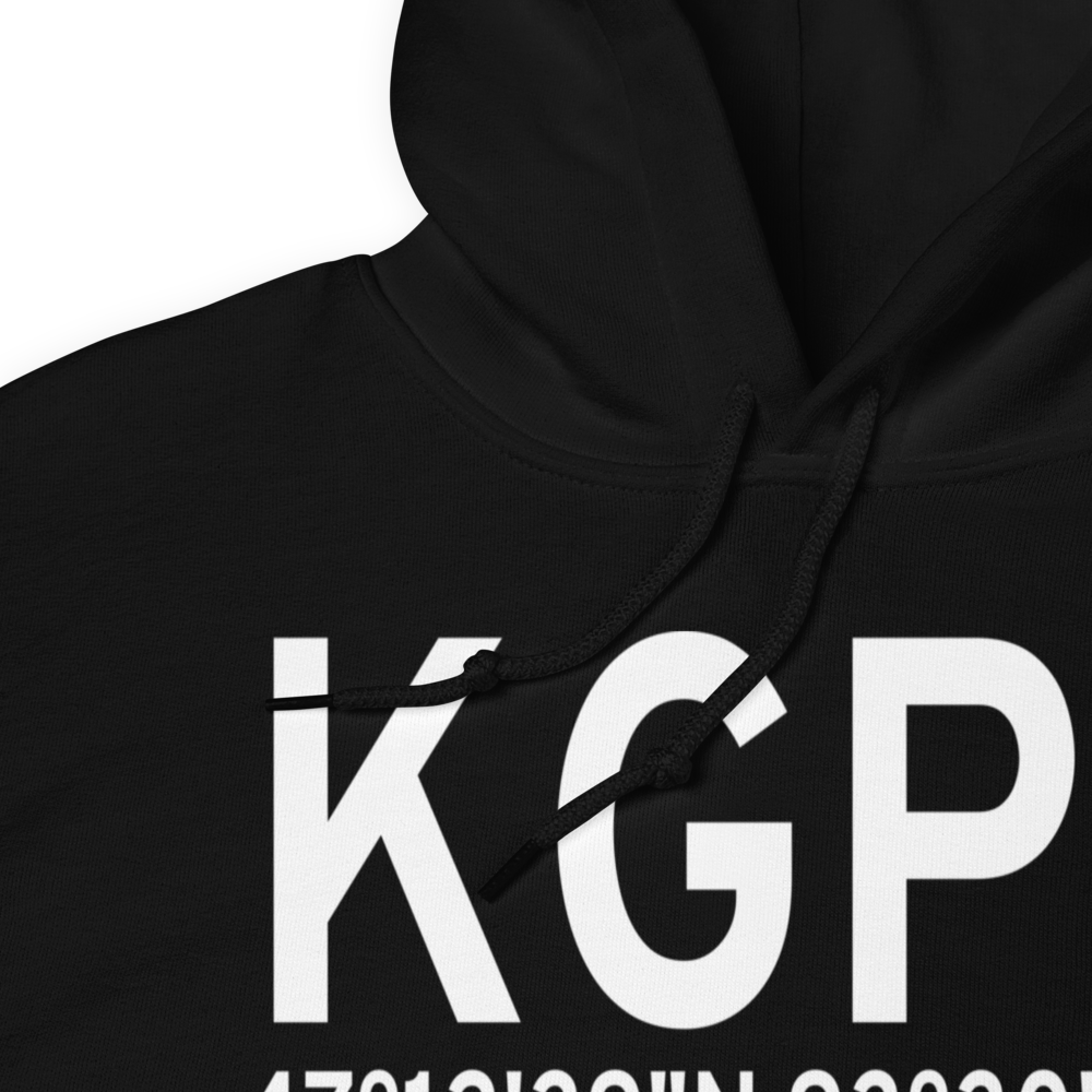 Grand Rapids Itasca Co-Gordon Newstrom field (KGPZ) ICAO Hoodie Sweatshirt 