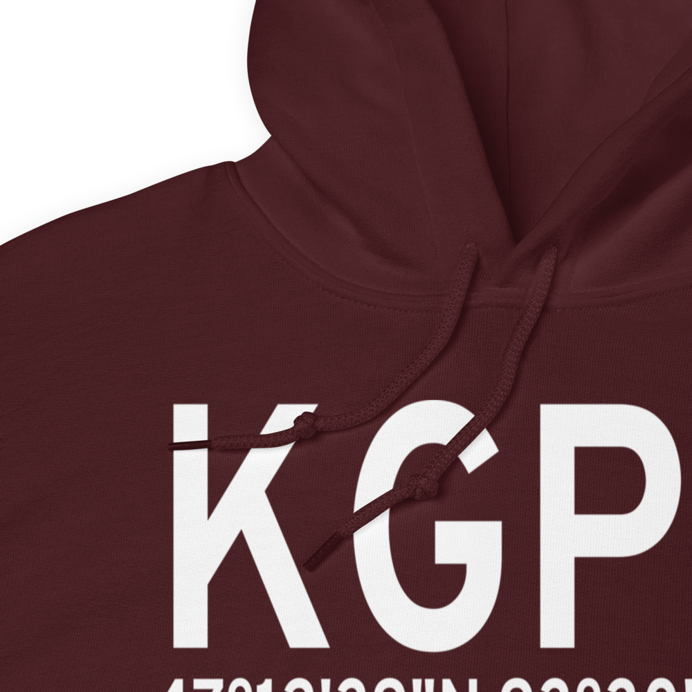 Grand Rapids Itasca Co-Gordon Newstrom field (KGPZ) ICAO Hoodie Sweatshirt 