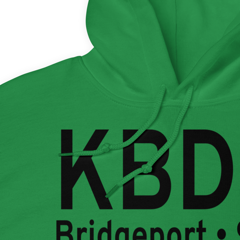Igor I Sikorsky Memorial Airport (KBDR) ICAO Hoodie Sweatshirt 