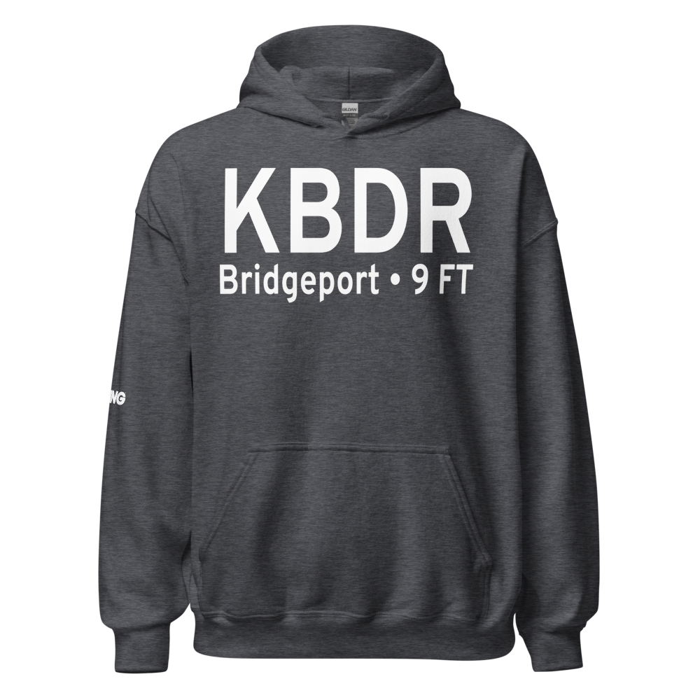Igor I Sikorsky Memorial Airport (KBDR) ICAO Hoodie Sweatshirt 