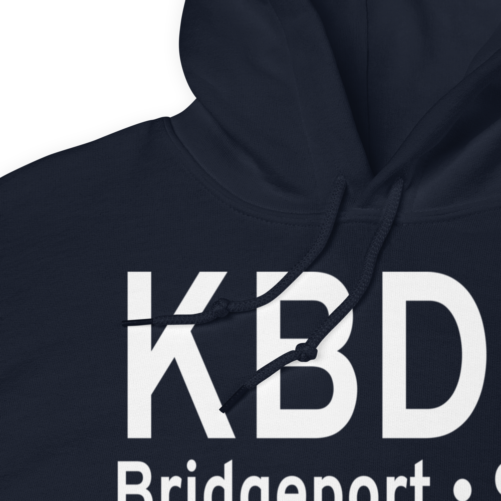 Igor I Sikorsky Memorial Airport (KBDR) ICAO Hoodie Sweatshirt 