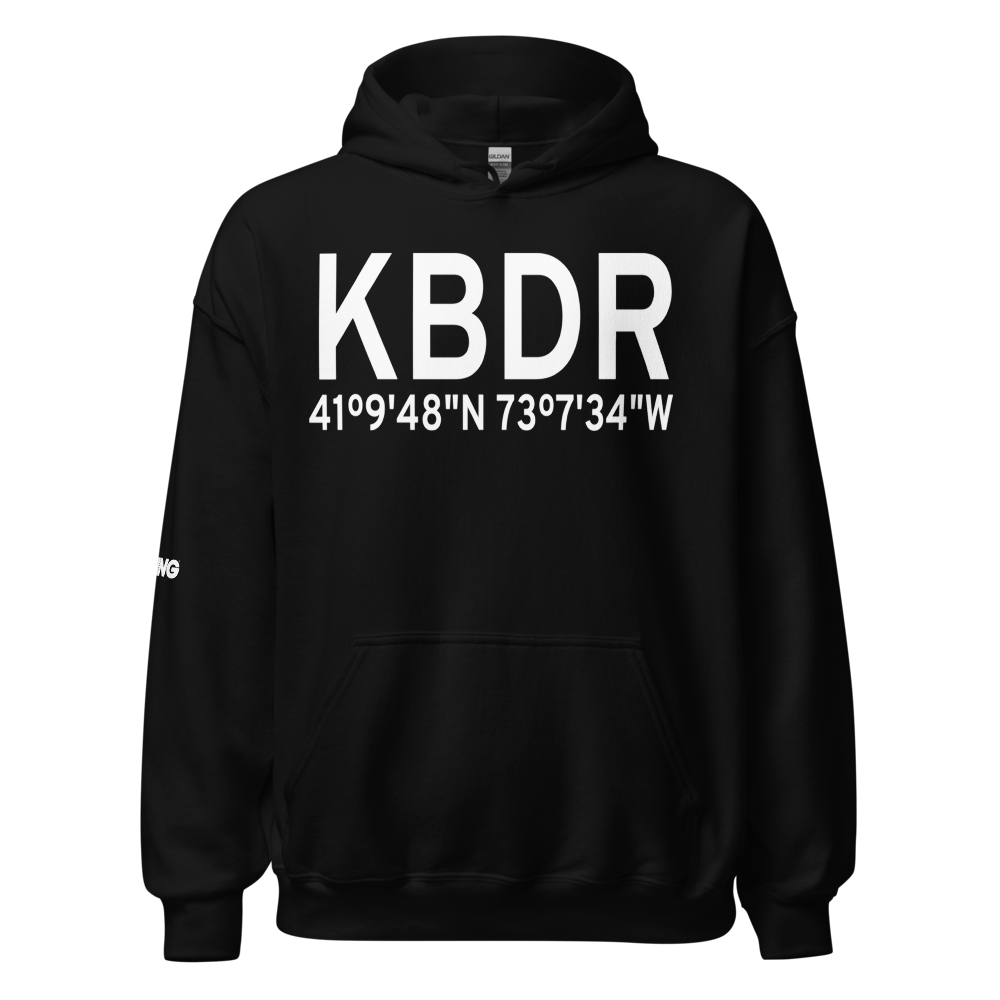 Igor I Sikorsky Memorial Airport (KBDR) ICAO Hoodie Sweatshirt 