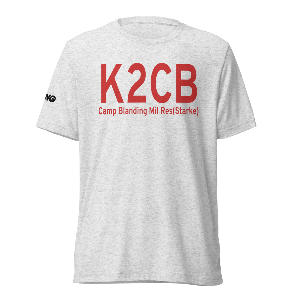 Camp Blanding Army Air Field/NG Airfield (K2CB) ICAO Tri-blend T-Shirt 