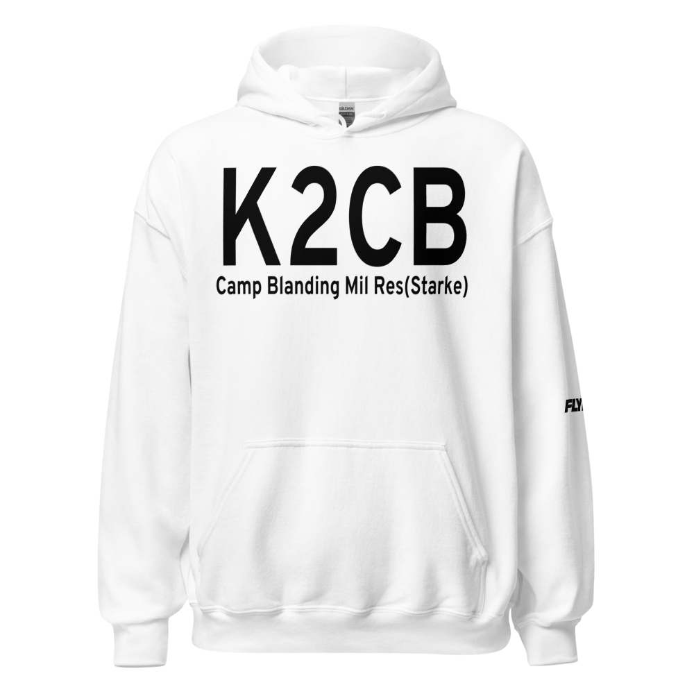 Camp Blanding Army Air Field/NG Airfield (K2CB) ICAO Hoodie Sweatshirt 
