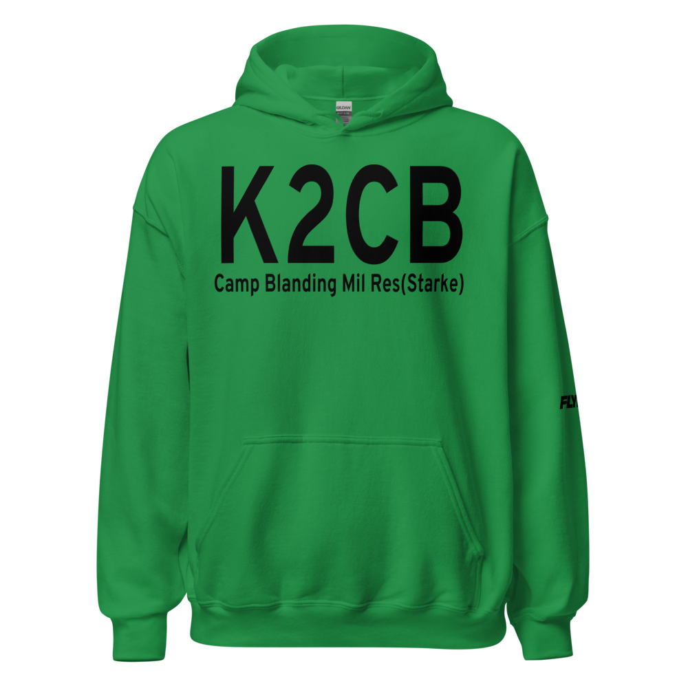 Camp Blanding Army Air Field/NG Airfield (K2CB) ICAO Hoodie Sweatshirt 
